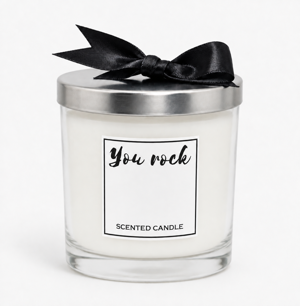 Personalized candle preview